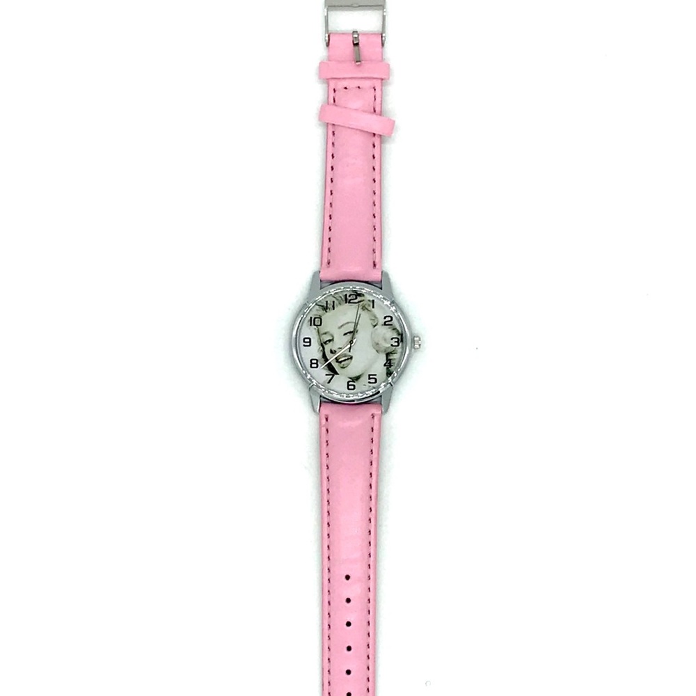 Marilyn Monroe Watch - pink band